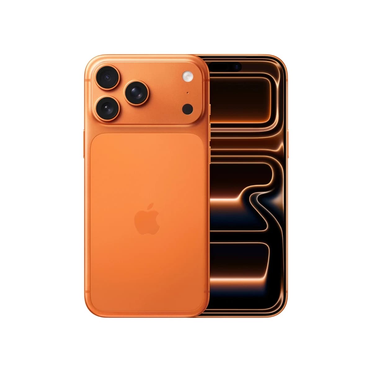 هاتف iPhone 17 Pro Max بسعة 512GB ولون برتقالي كوزميك بشريحة فعلية