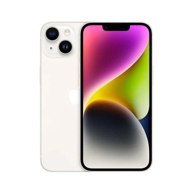 هاتف iPhone 14 بسعة 128GB ولون ستارلايت