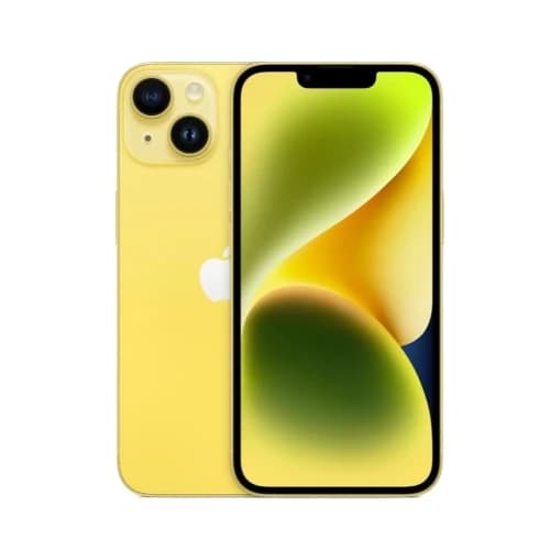 هاتف iPhone 14 بسعة 128GB ولون أصفر