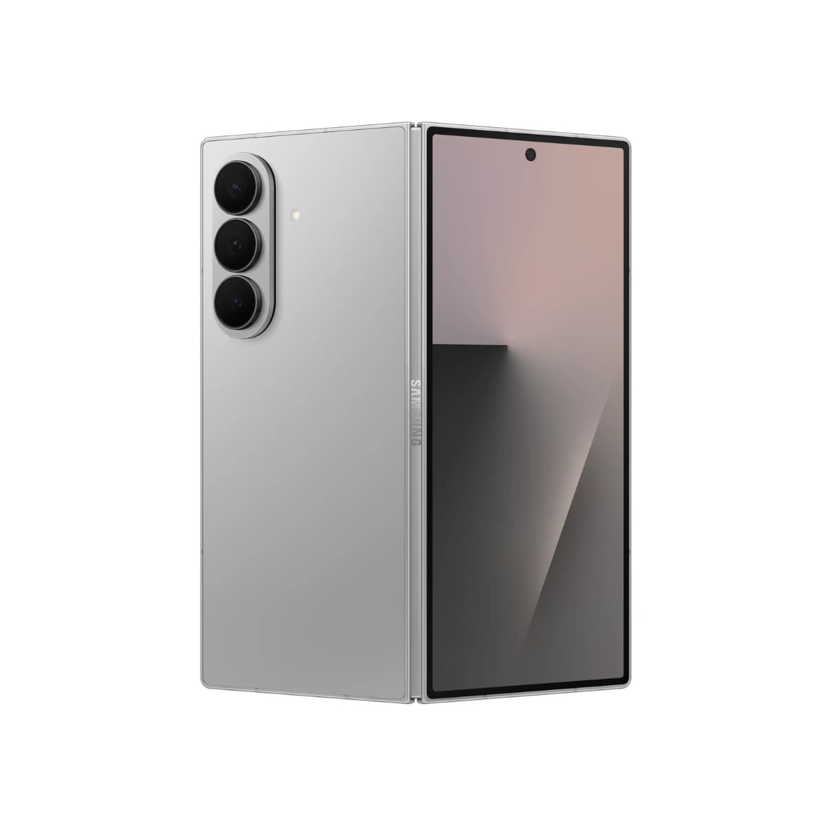 هاتف Samsung Galaxy Z Fold7 بذاكرة 12GB RAM وسعة 512GB ولون Silver Shadow