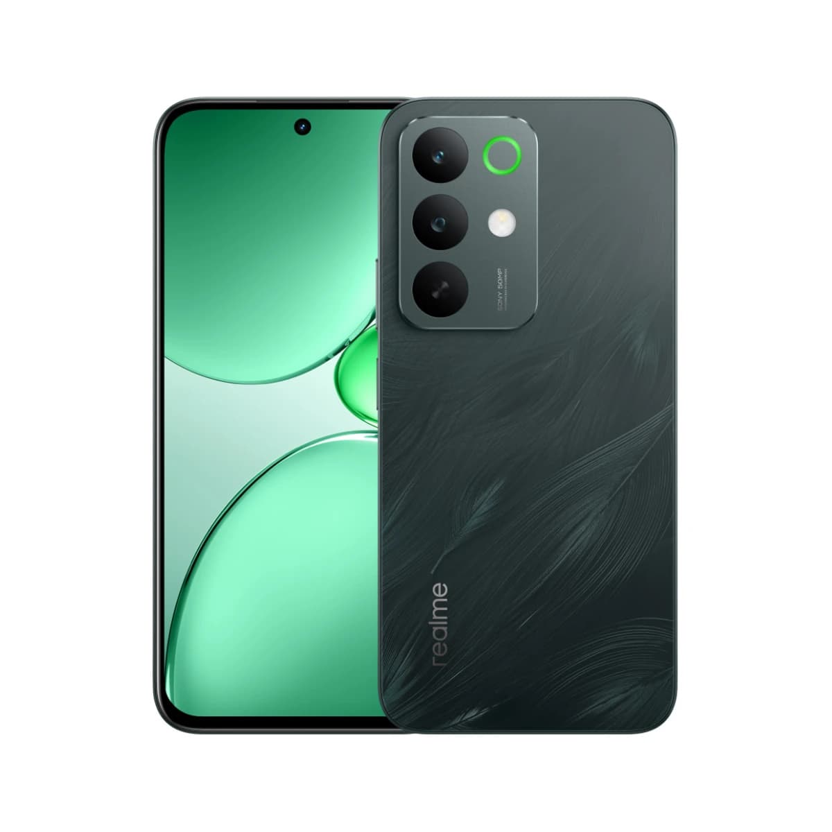 هاتف Realme C85 بذاكرة 8GB RAM وسعة 256GB ولون أخضر طاووسي