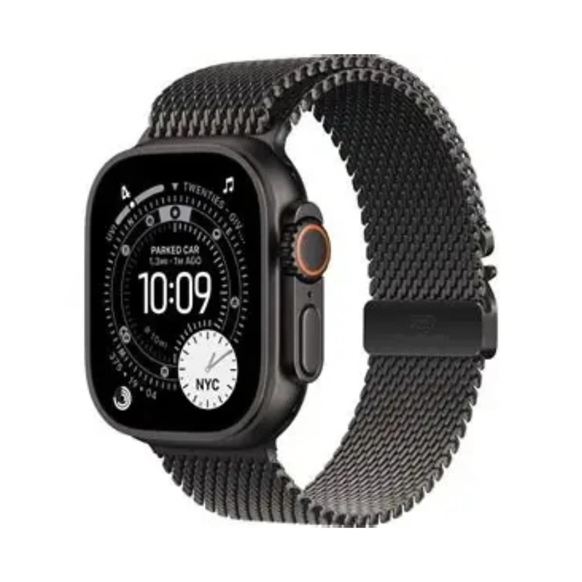 ساعة Apple Watch Ultra 3 GPS + Cellular بهيكل تيتانيوم باللون أسود