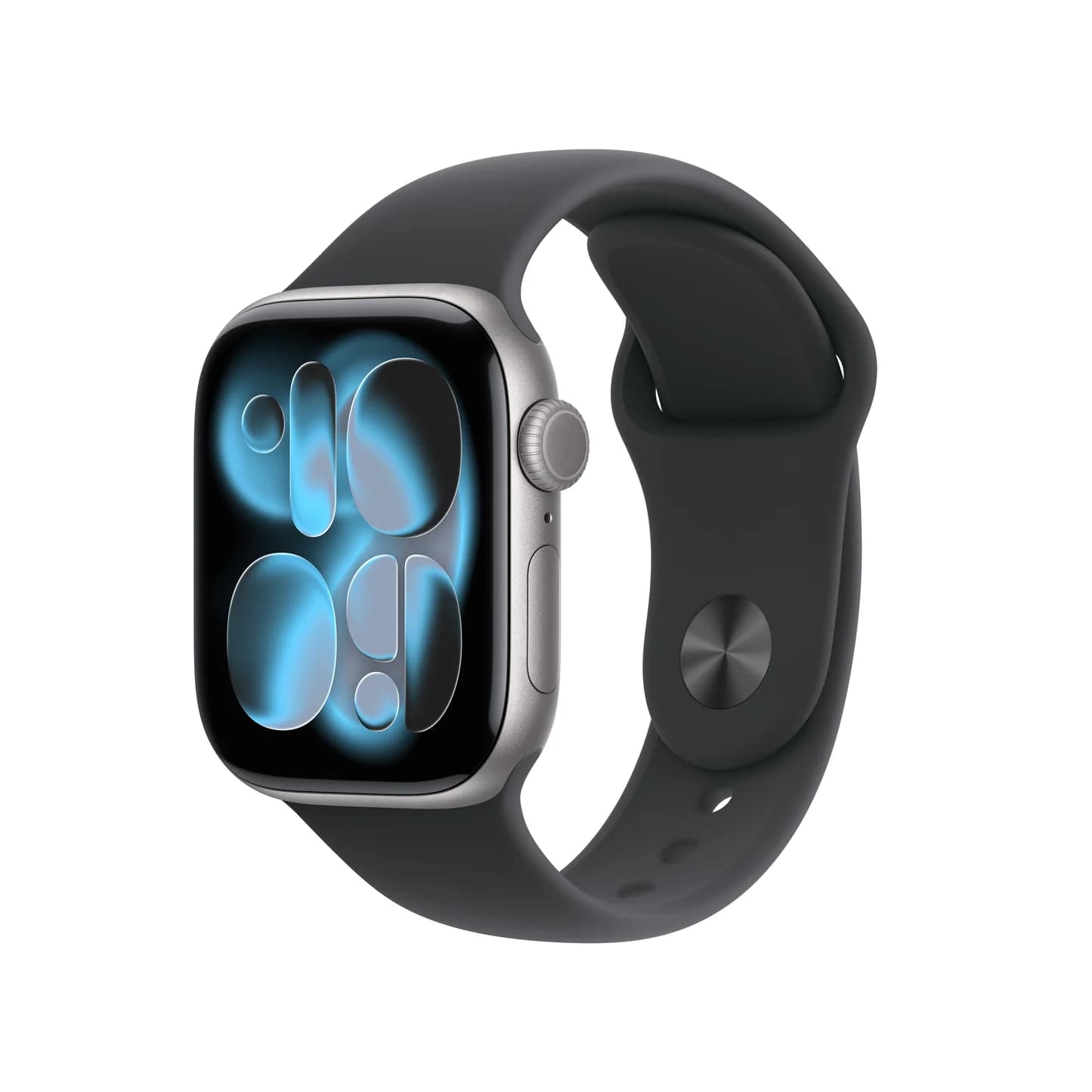 ساعة Apple Watch Series 11 GPS بهيكل ألومنيوم باللون رمادي فضائي