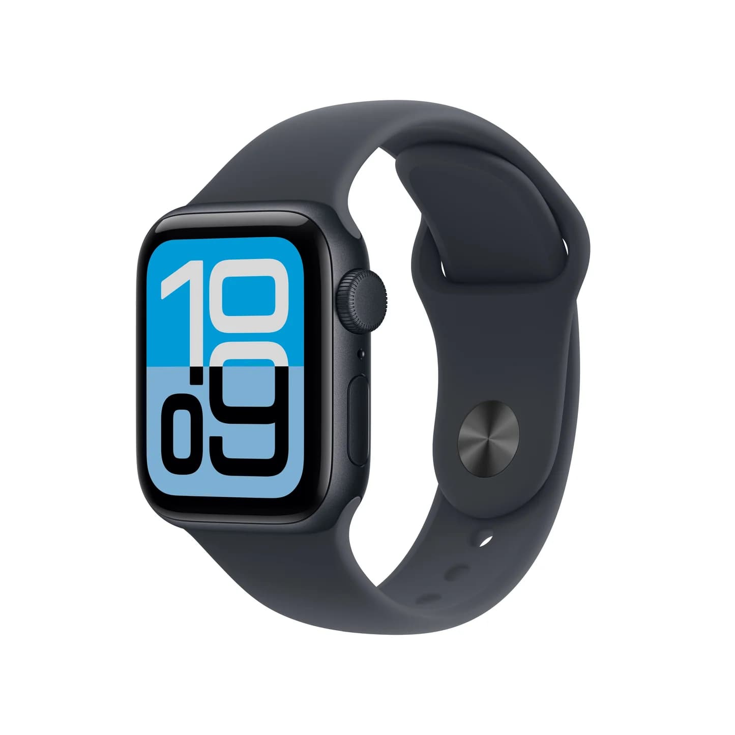 ساعة Apple Watch SE 3 2025 GPS بهيكل ألومنيوم باللون ميدنايت