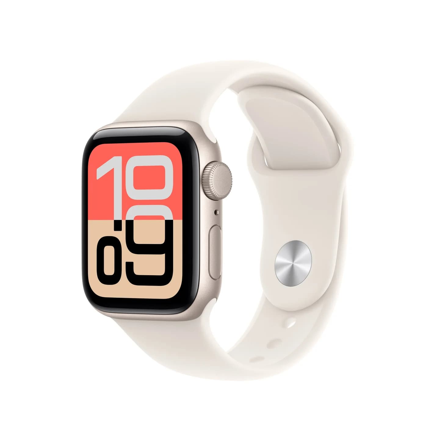 ساعة Apple Watch SE 3 2025 GPS بهيكل ألومنيوم باللون ستارلايت