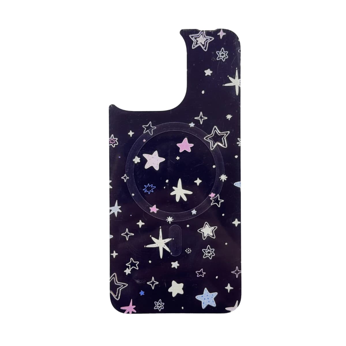جراب Magnetic Swap Case المغناطيسي لهاتف iPhone 14 Pro Max بتصميم Purple Galaxy
