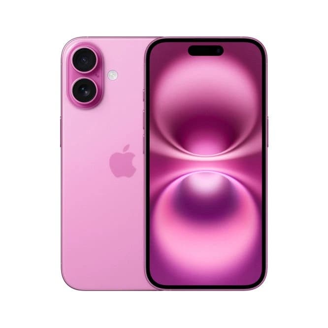 هاتف iPhone 16 بسعة 512GB ولون وردي