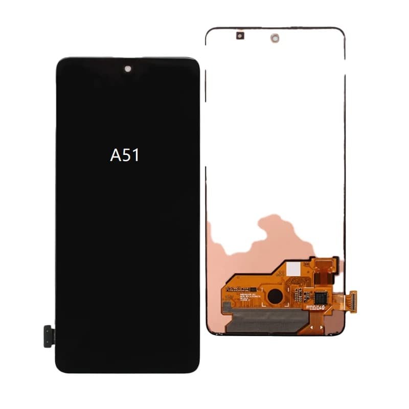 شاشة موبايل Super AMOLED مقاس 6.5 بوصة بتاتش لهاتف سامسونج Galaxy A51 / A51 5G / A52 / A52s